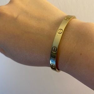 Screw bangle. Lovely bracelet.